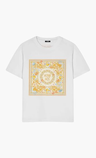 T SHIRT BAROCCO UNDERWATER PRINTED COTTON JERSEY