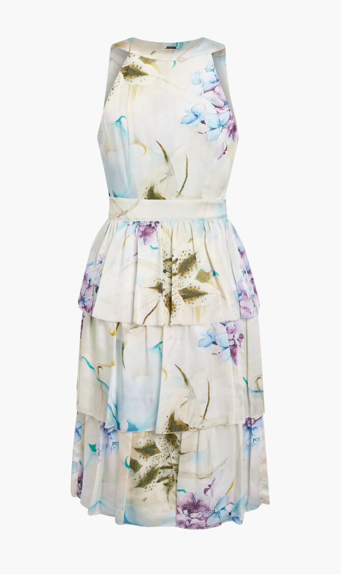 SUMMER ROMANCE SHORT - SHINY CREPONNE PRINTED 98 GR