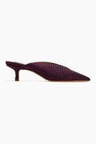 STRADA KITTEN HEEL SATIN