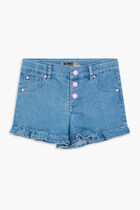 Stretch Denim Shorts