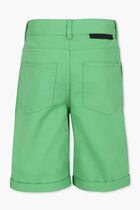 Green shorts for boy with logo Green shorts for boy with logo