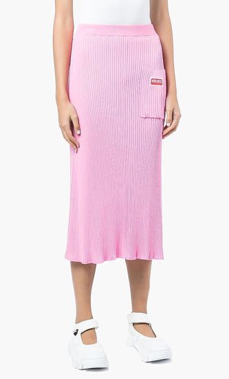 Solid Flare Skirt