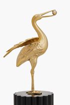 Heron Column  Large Black