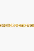 Astor Large Precious Metal-Plated Brass Link Necklace