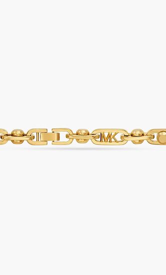 Astor Large Precious Metal-Plated Brass Link Necklace