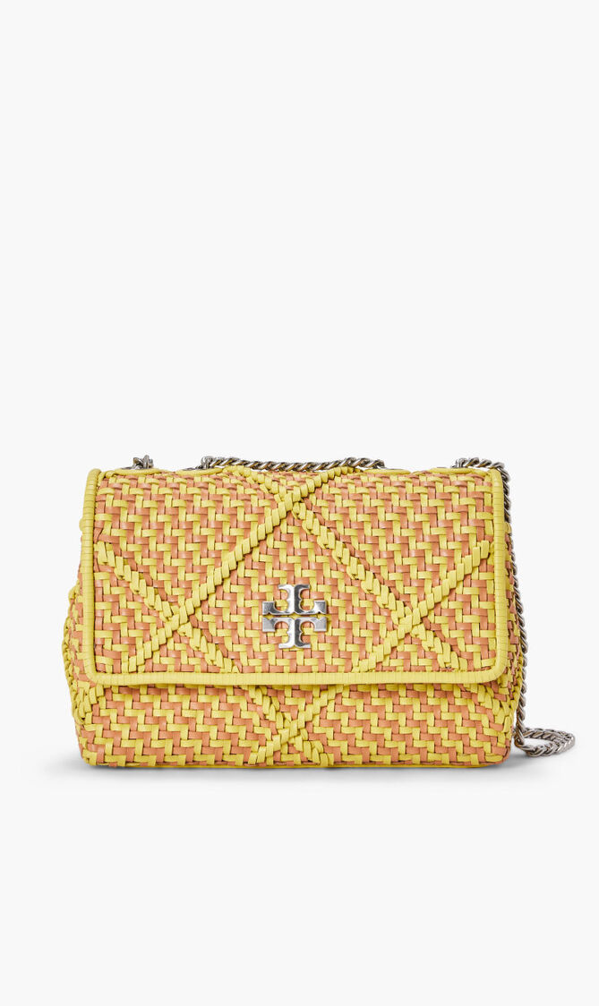 KIRA DIAMOND WOVEN SMALL CONVERTIBLE SHOULDER BAG