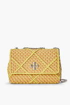 KIRA DIAMOND WOVEN SMALL CONVERTIBLE SHOULDER BAG