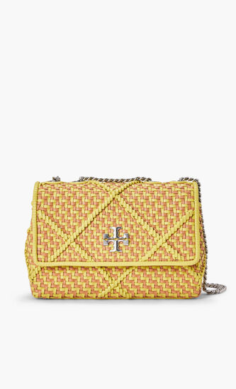 KIRA DIAMOND WOVEN SMALL CONVERTIBLE SHOULDER BAG
