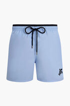 Solid Elasticated Swim Shorts