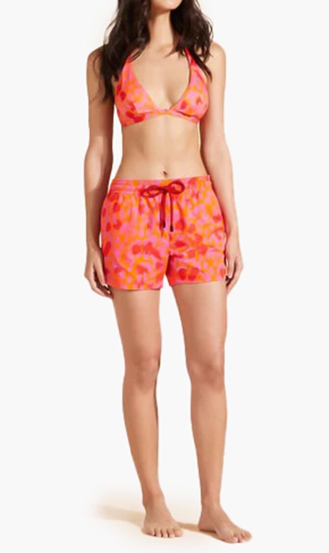 New Leopard  Halter Bikini Top