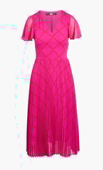 PLEATED DRESS