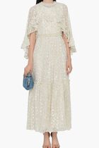 Harper Lurex Cape Gown