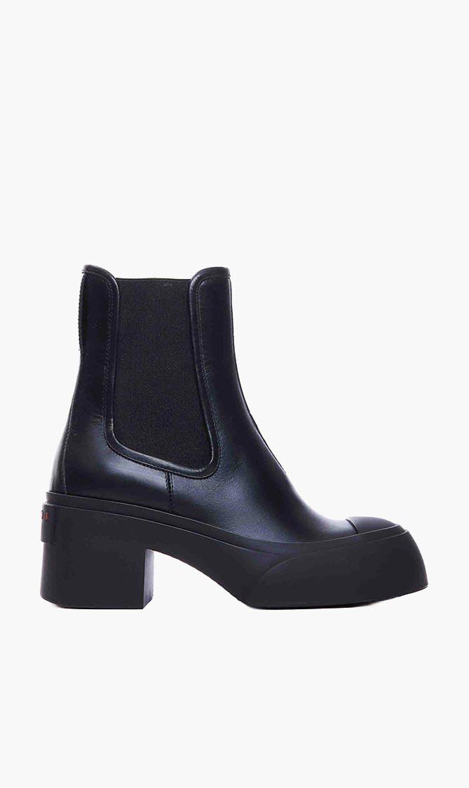 70mm Leather Chelsea Boots