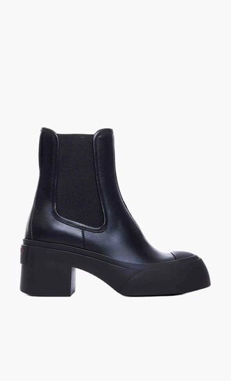 70mm Leather Chelsea Boots