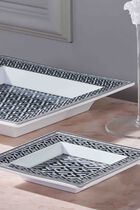 La Greca Trinket Tray Square Black