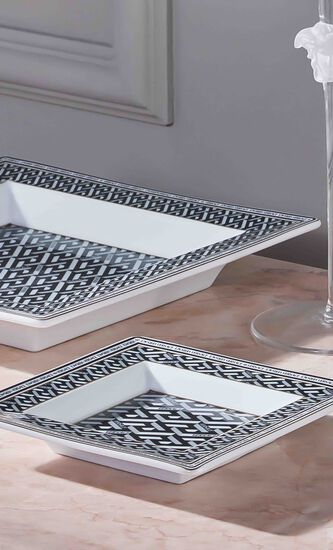 La Greca Trinket Tray Square Black