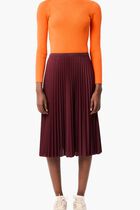 Elasticised Waist Pleated Skirt
