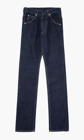 Belted Zip Closure Jeans