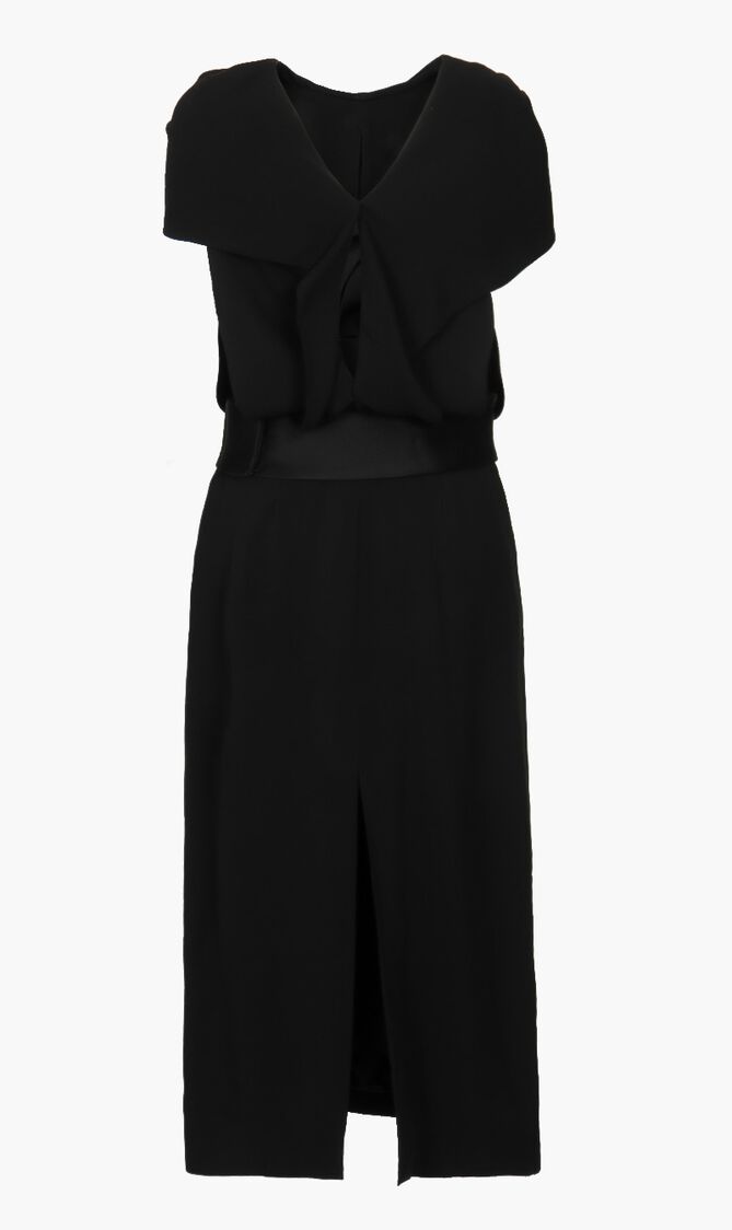 Plain Solid Sleeveless Dress