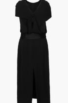 Plain Solid Sleeveless Dress