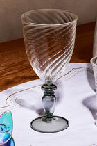 Glass, Grey Stem, Large