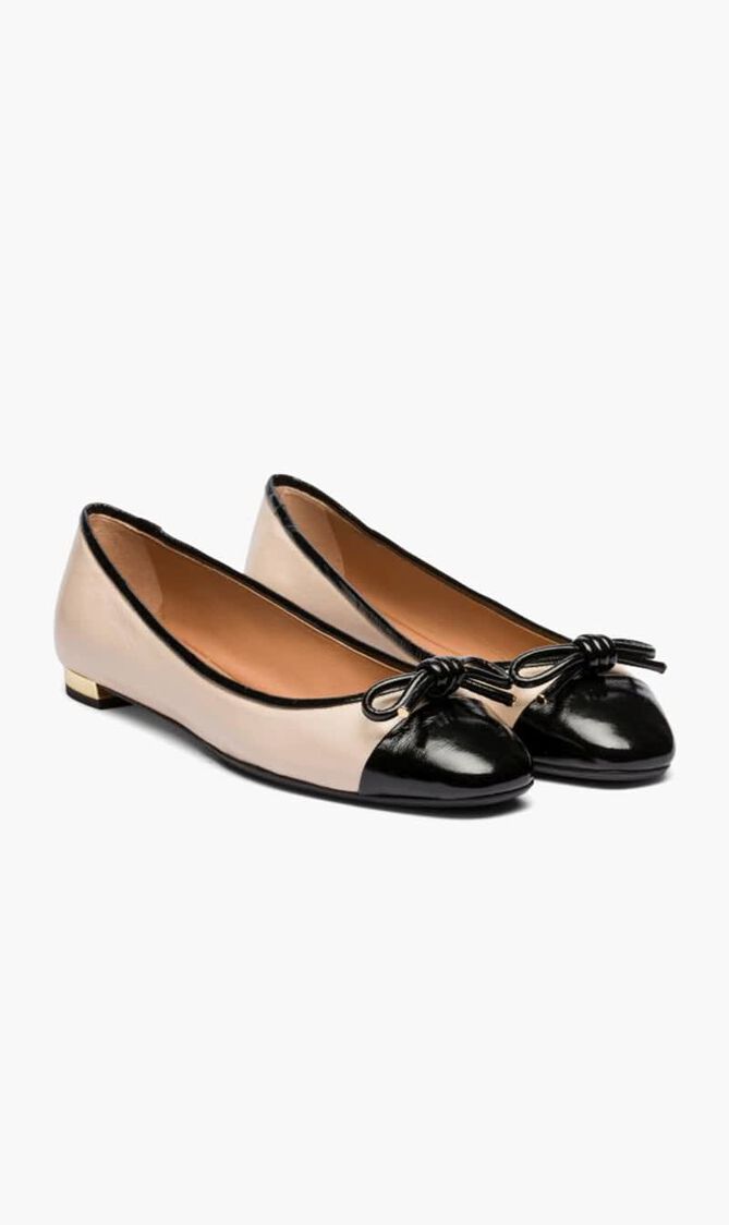 Parisina Bow Detail Ballet Flats