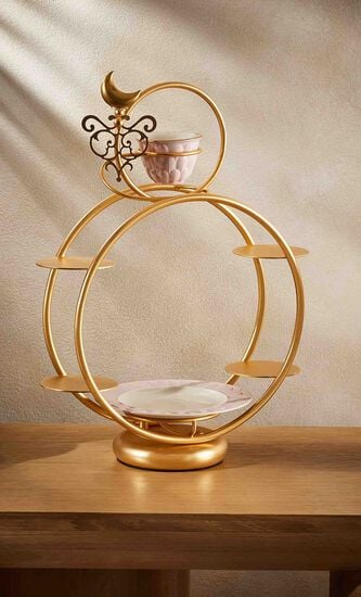 Pastry & Coffee Cup Holder Gold