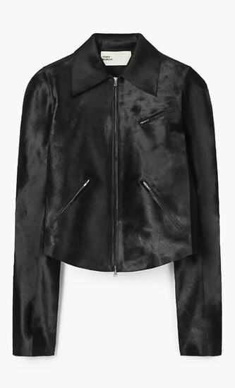 CALFHAIR JACKET