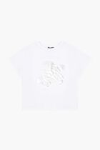 GITTY TEE SHIRT CR24 FOILED TURTL BLANC