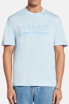 T-SHIRT COMPACT COTTON JERSEY FABRIC + NEVER FORGET VERSACE PRINT