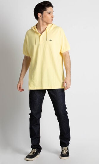 Hooded Relaxed Fit Polo
