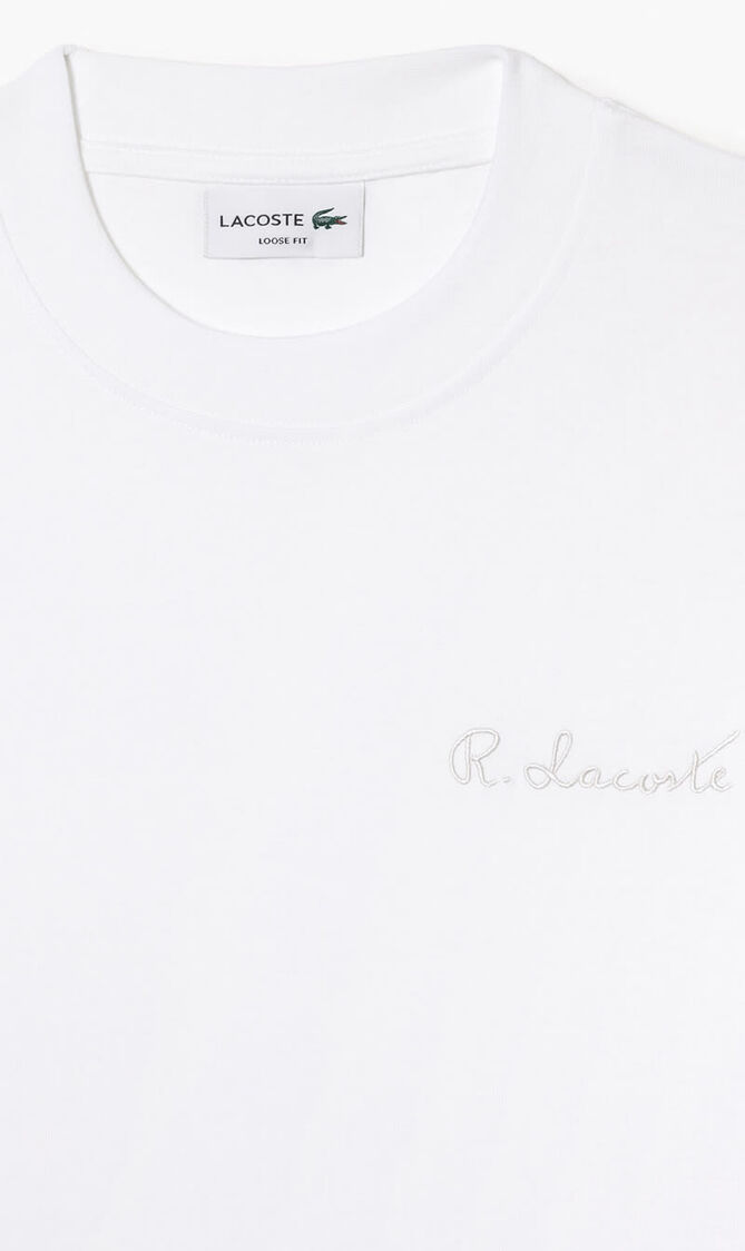Loose Fit Heavy Cotton Embroidery T-shirt
