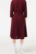 3/4 Sleeve Cotton Pique Polo Dress