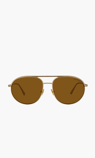 Oval Full Rim Sunglasses