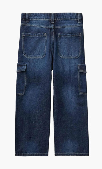 Denim Cargo Pants