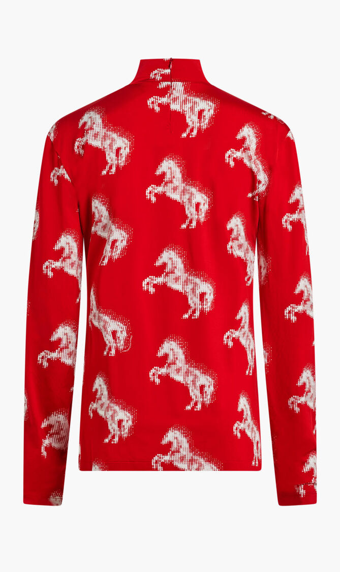 PIXEL HORSE HIGH NECK TOP