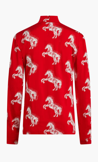 PIXEL HORSE HIGH NECK TOP