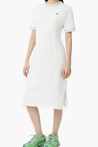 Trim Accent Jersey T-shirt Dress