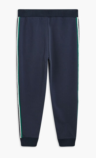 CUFFED SWEATPANTS WITH KNITTED SIDE DTL