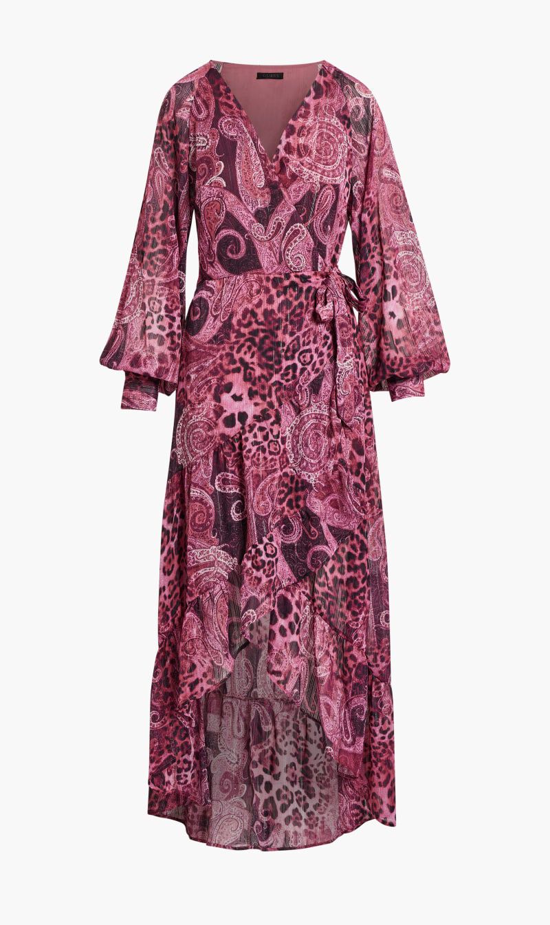 Buy GUESS Nuovo Bahia Wrap Up Long Dress for AED 395.00 The Deal Outlet