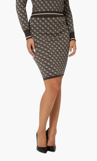 Logo Sweater Skirt