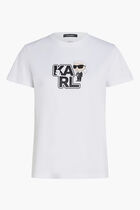 Varsity Karl Print T Shirt