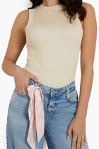 Denisa Striped Jersey Top