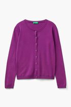 Jersey Cardigan Sweater