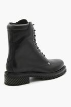 COMBAT LACE UP BOOT BLACK BLACK
