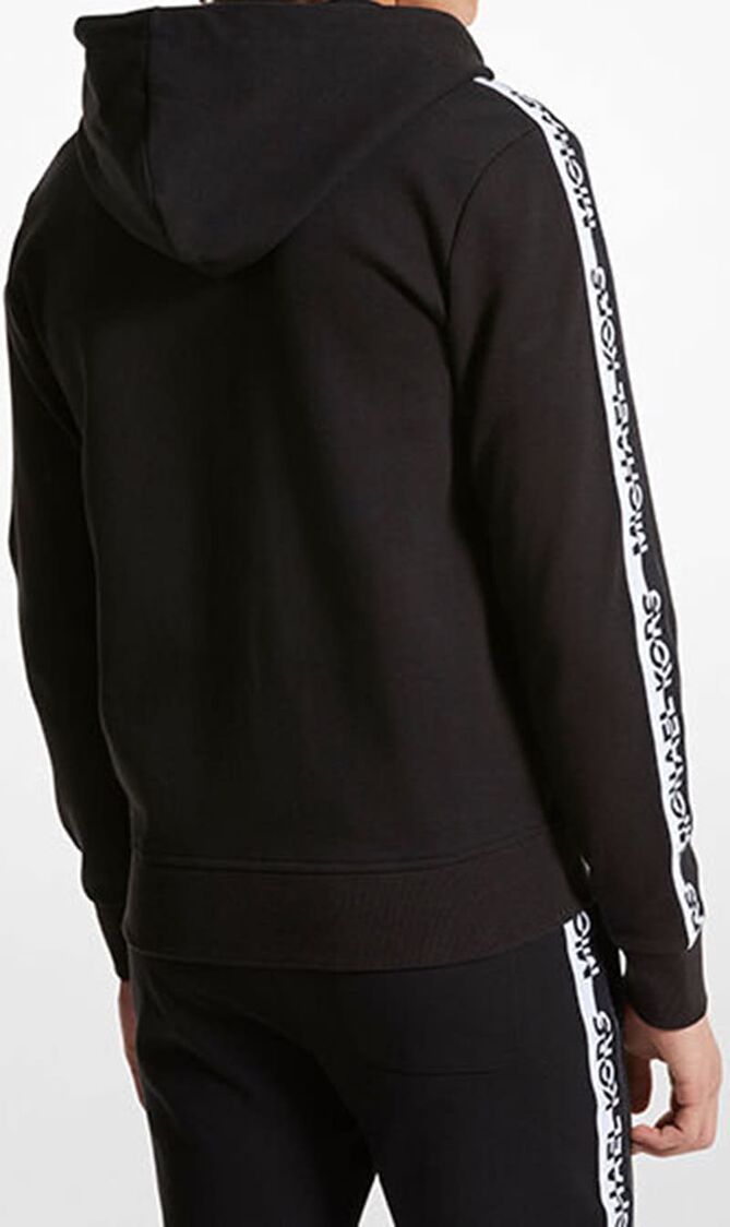 Logo Tape Cotton Blend Hoodie