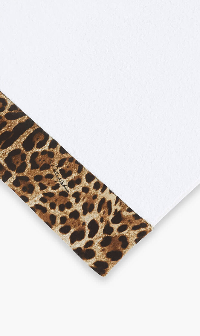 DGA LEOPARD 5 PIECES BATH TOWELS SET