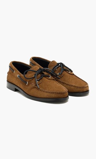 HARRIS COW SUEDE LEATHER TOBACCO