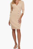 Front Button Sweater Dress