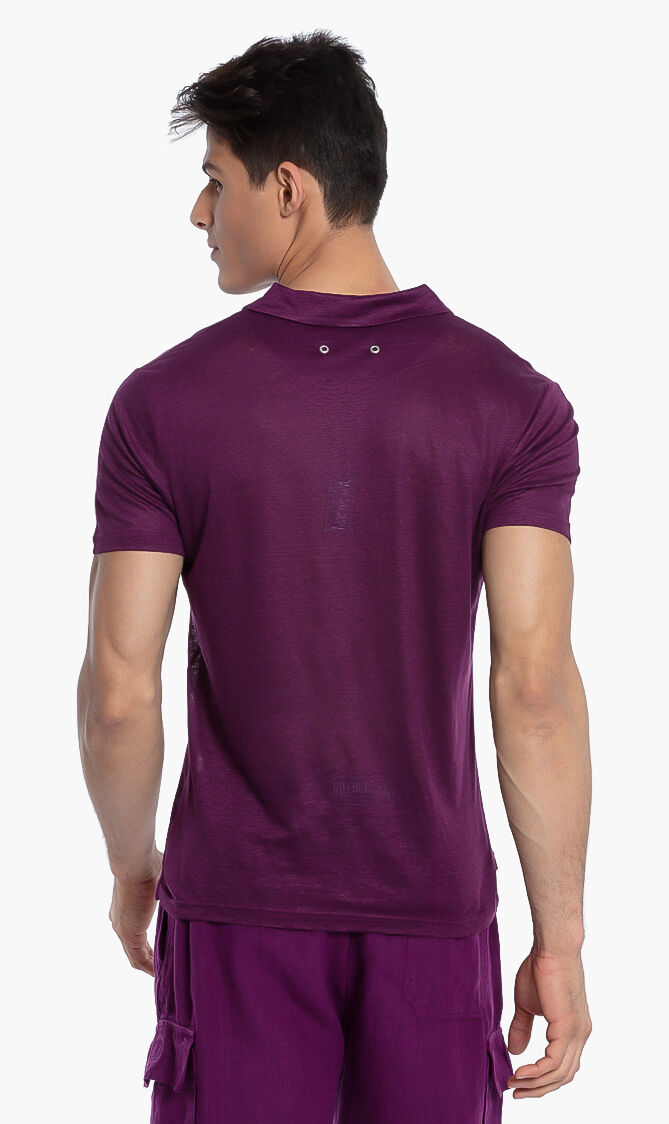 Pyramid Linen Polo Shirt